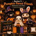 🎁BUY 3 GET 1 FREE🧵Halloween Friends 4 Piece DIY Patchwork Kit Collection 🎃🧵