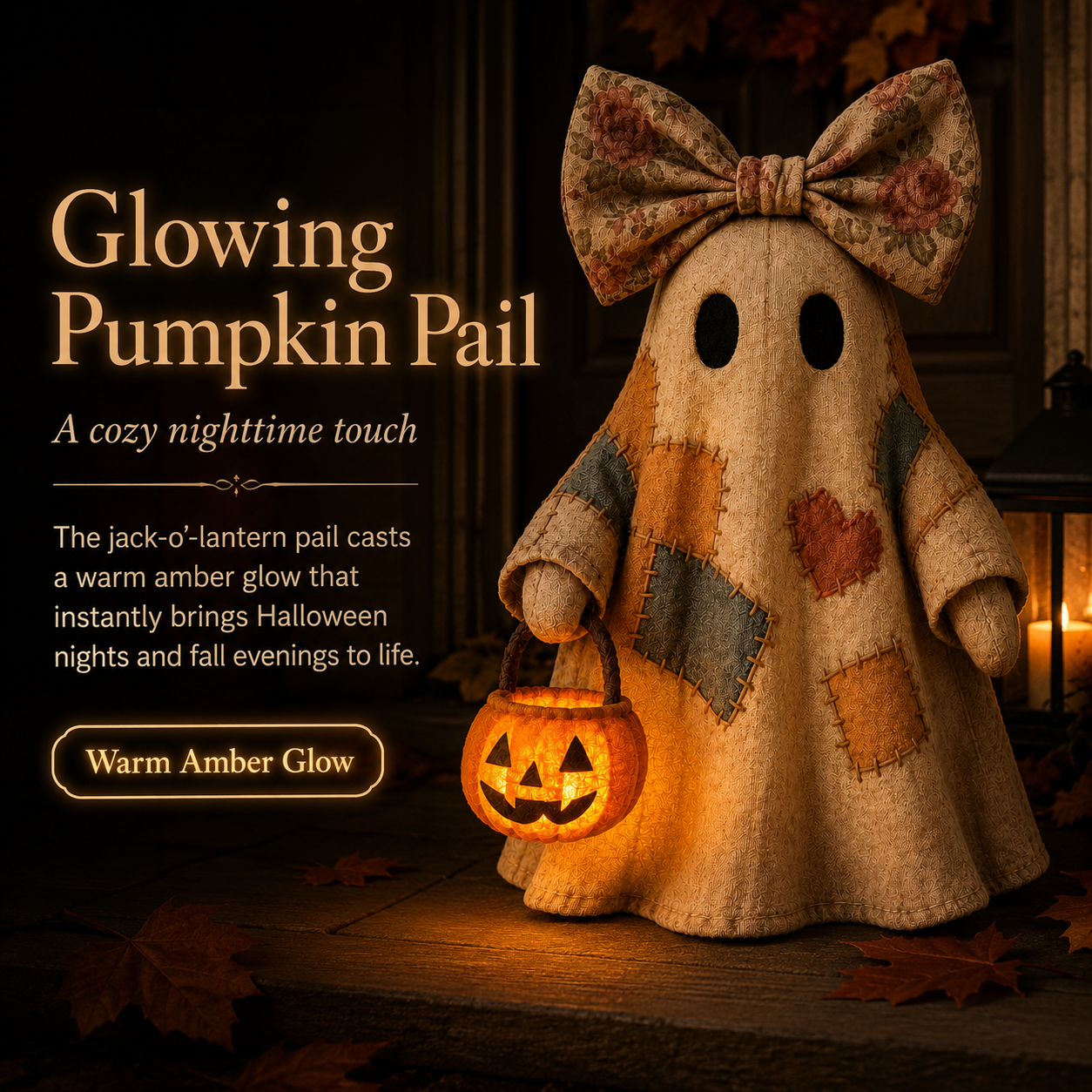 🎃Last day: 50% OFF🔥 - Lighted Vintage Patchwork Ghost