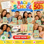 💥LAST DAY SALE 50% OFF💥📚MagicBook | Kids Practice Copybook Set (4Pcs/Set)