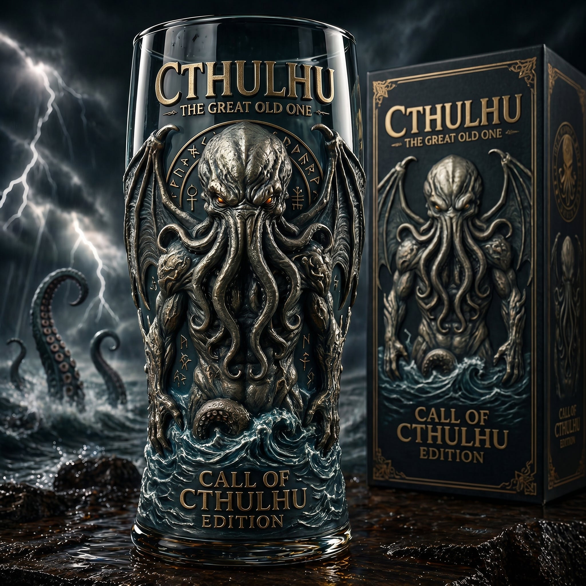 ⚡🐉 MYTHIC TITANS SERIES BEER GLASS🍺🔥