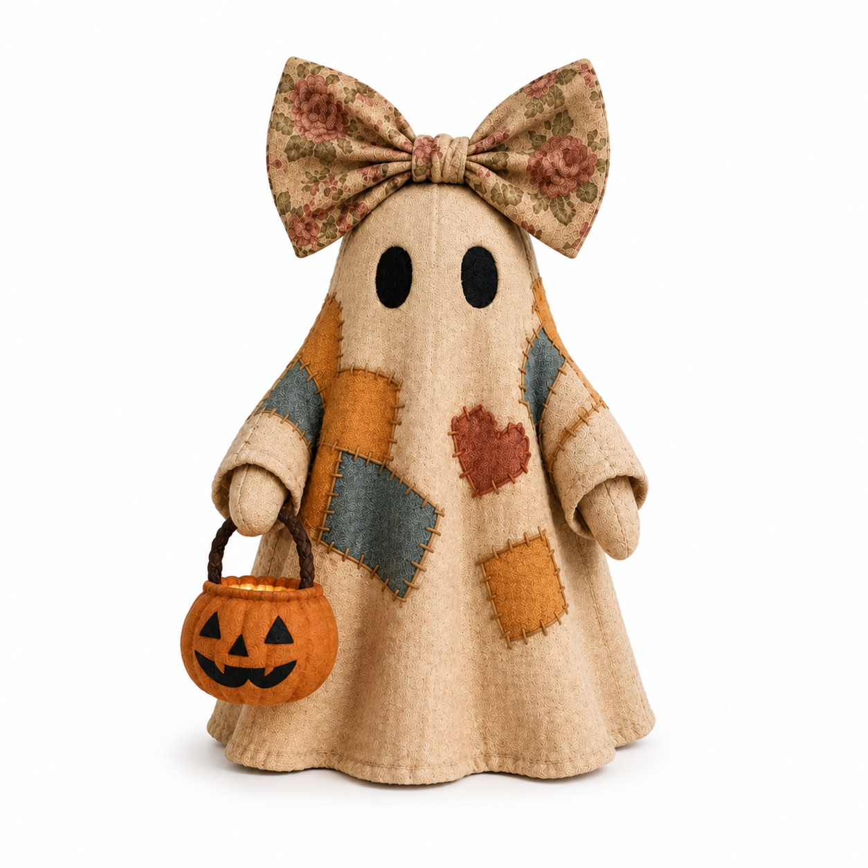 🎃Last day: 50% OFF🔥 - Lighted Vintage Patchwork Ghost