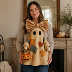🎃Last day: 50% OFF🔥 - Lighted Vintage Patchwork Ghost