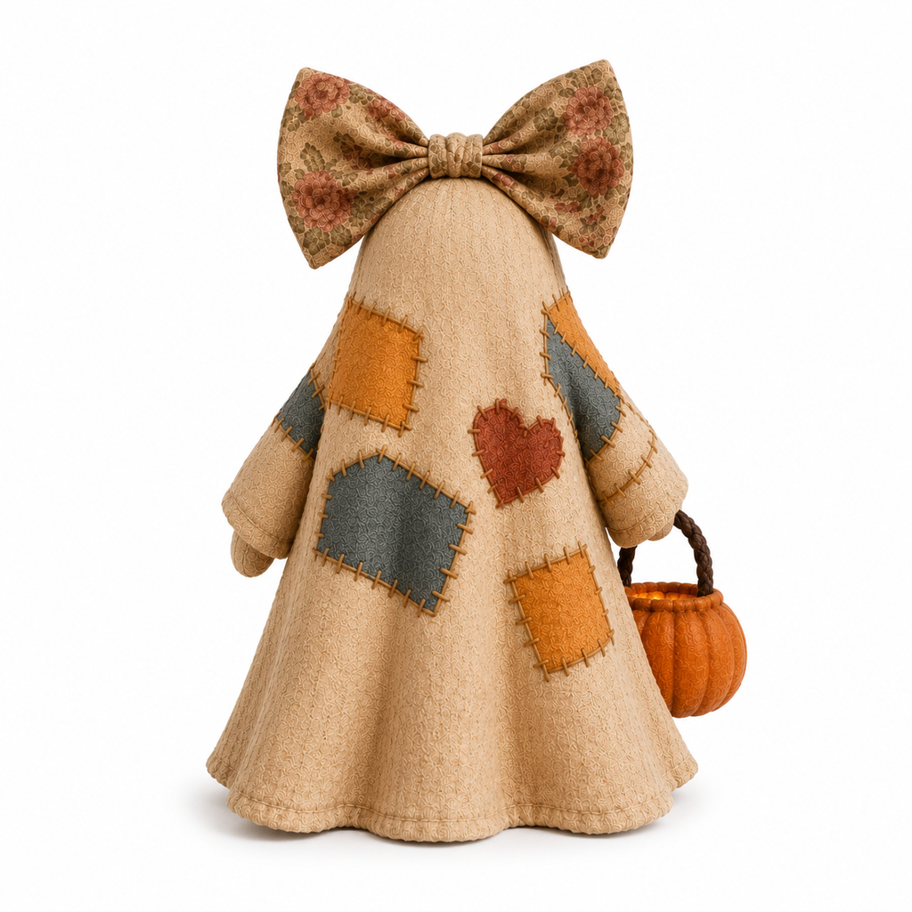 🎃Last day: 50% OFF🔥 - Lighted Vintage Patchwork Ghost