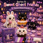 🎁BUY 3 GET 1 FREE🧵Halloween Friends 4 Piece DIY Patchwork Kit Collection 🎃🧵
