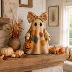 🎃Last day: 50% OFF🔥 - Lighted Vintage Patchwork Ghost