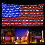 🔥 Limited-time 50% OFF🎉----Solar American Flag Lights Outdoor