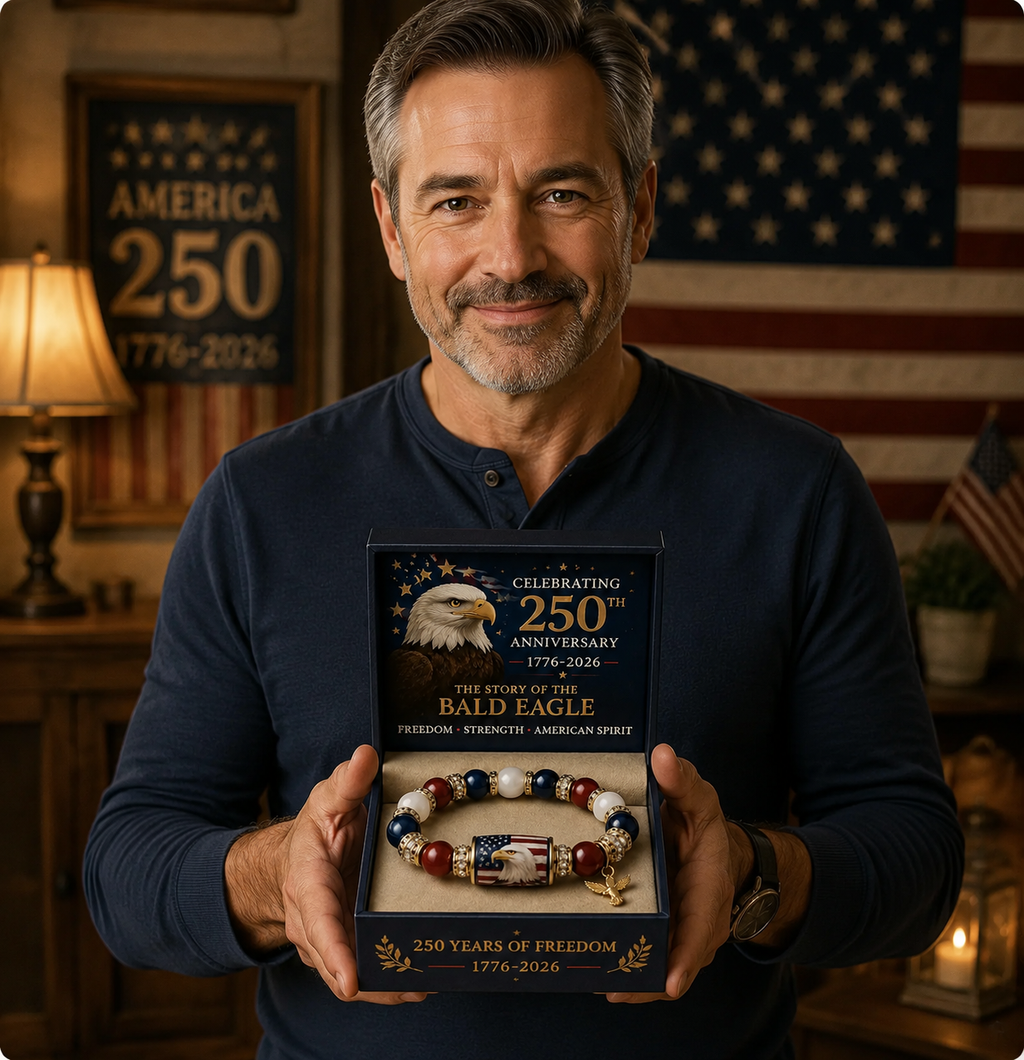 🔥 Limited-time 50% OFF🎉- Liberty Eagle 250 Bracelet – Celebrating America’s Freedom