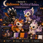 🎁BUY 3 GET 1 FREE🧵Halloween Friends 4 Piece DIY Patchwork Kit Collection 🎃🧵