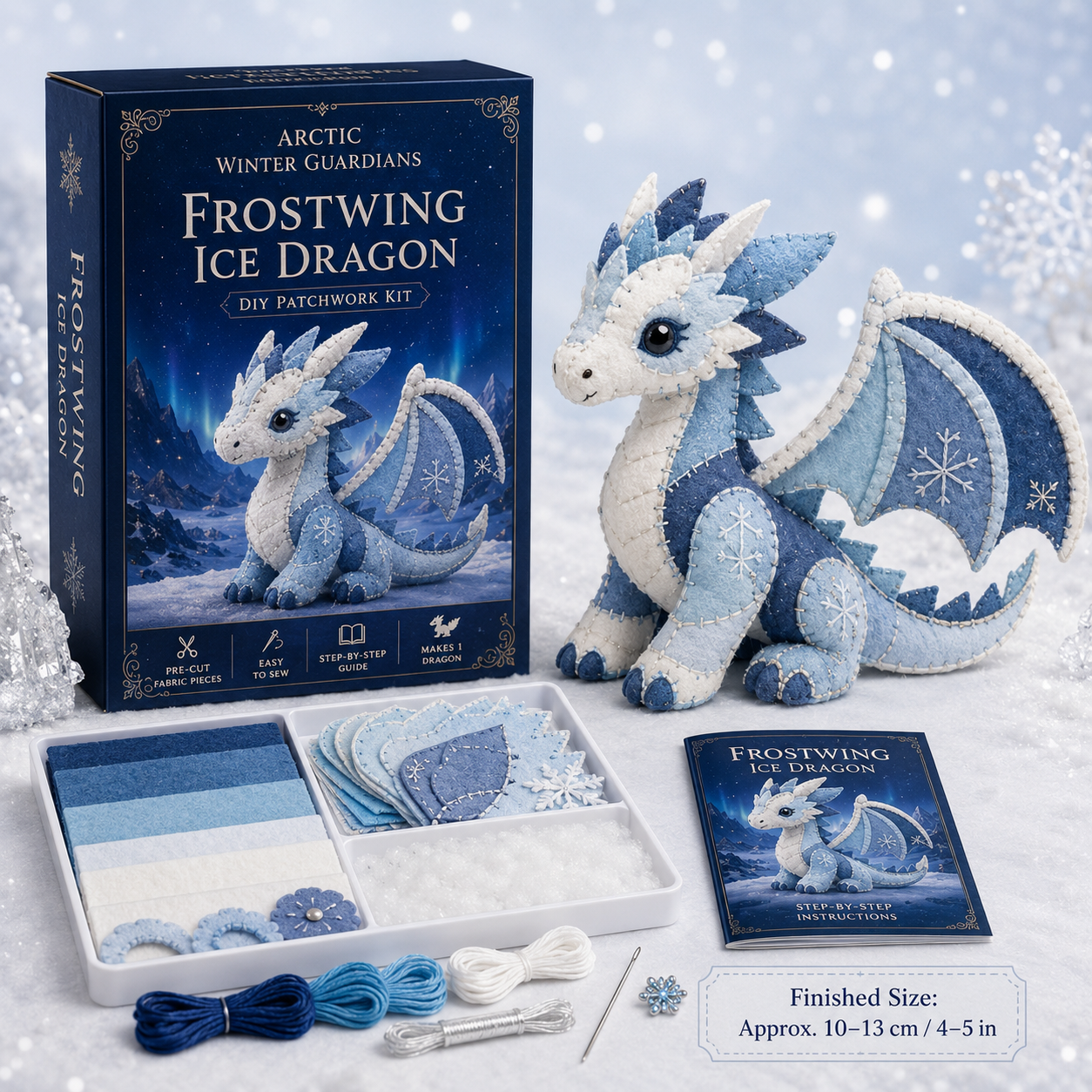 🔥Last 4 Hours: 50% off 🔥– Arctic Winter Guardians DIY Patchwork Kit