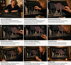 🦅America 250th Anniversary Pearl Art Kit – Stars & Stripes Skyline Limited Edition