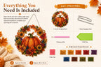 🔥Last Day 49% OFF🔥 - 🍂✨Autumn Harvest Pumpkin Diamond Art Hanging Ornament Kit