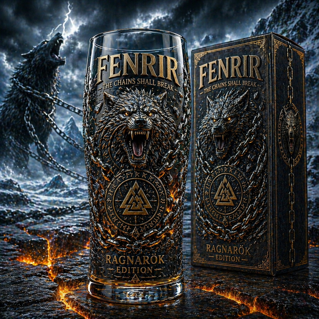 ⚡🐉 MYTHIC TITANS SERIES BEER GLASS🍺🔥