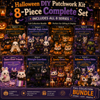 🎁BUY 3 GET 1 FREE🧵Halloween Friends 4 Piece DIY Patchwork Kit Collection 🎃🧵