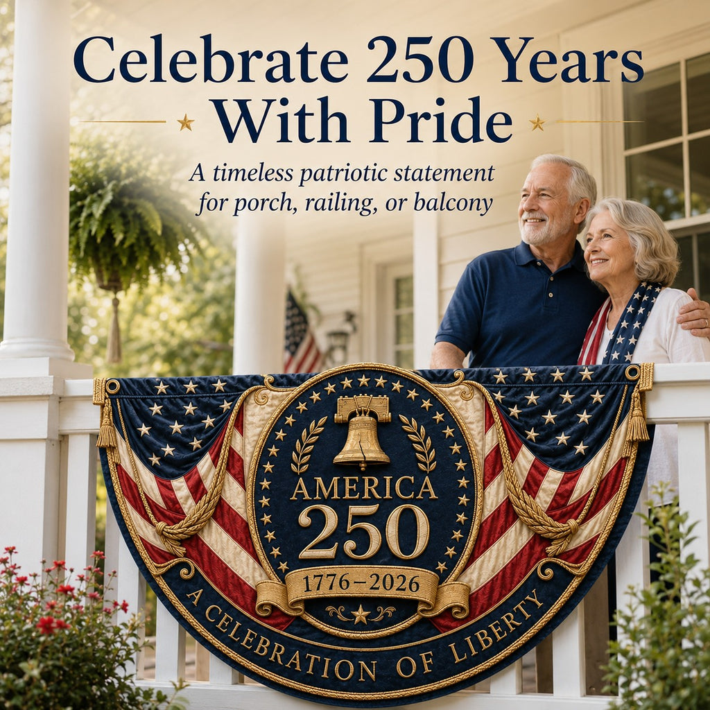 🔥Limited Edition🔥🇺🇸America 250 Fan Bunting Flag