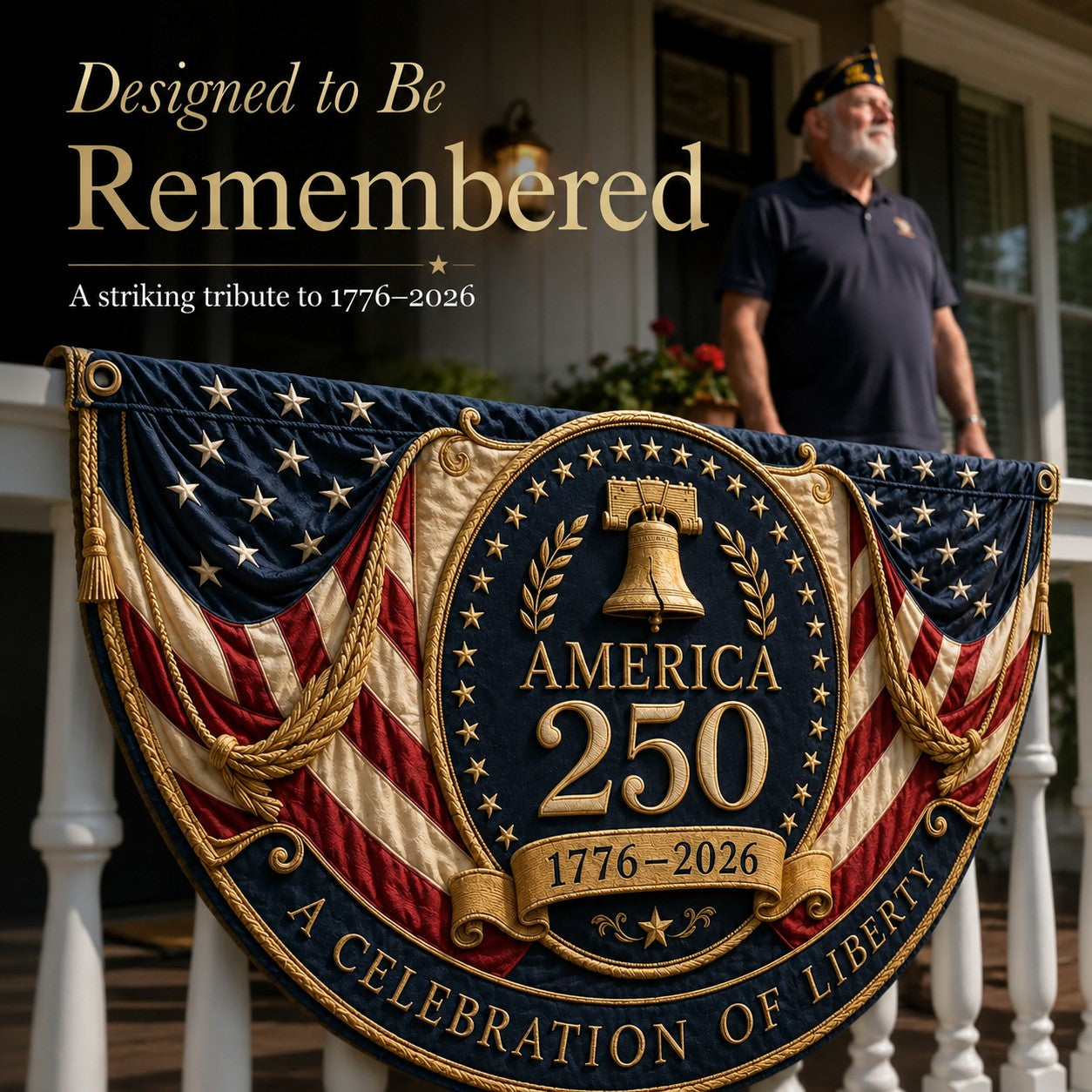 🔥Limited Edition🔥🇺🇸America 250 Fan Bunting Flag