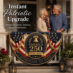 🔥Limited Edition🔥🇺🇸America 250 Fan Bunting Flag