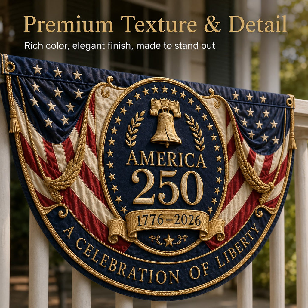 🔥Limited Edition🔥🇺🇸America 250 Fan Bunting Flag