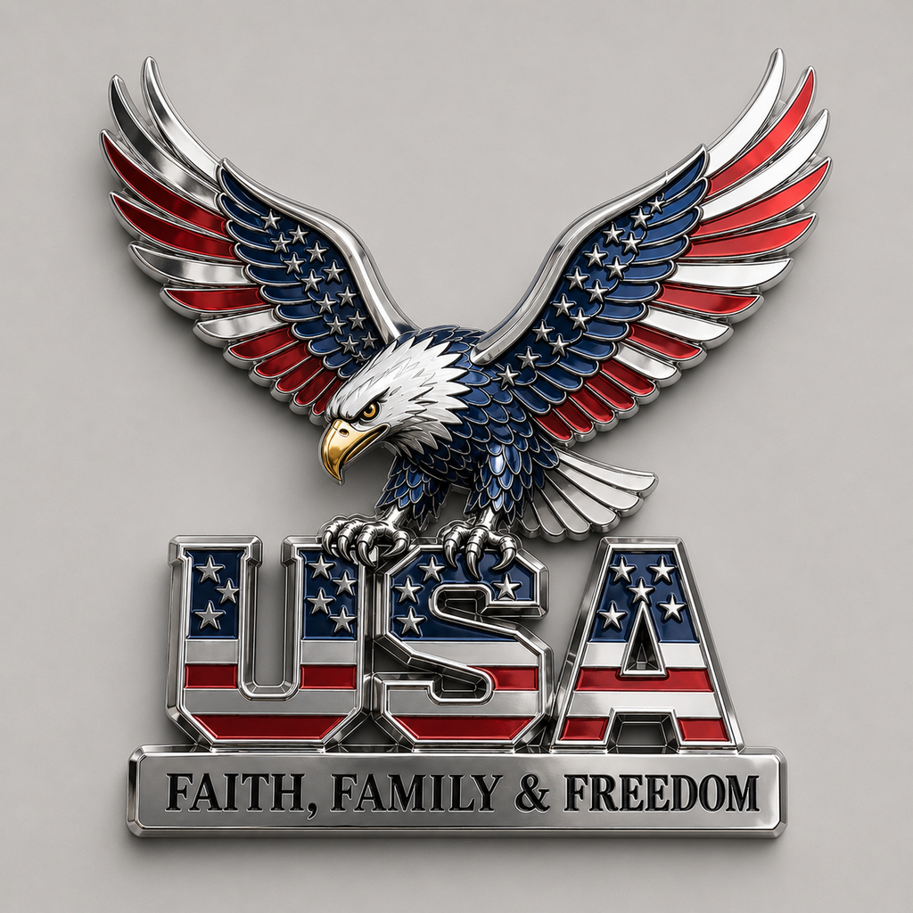 🎉250th Anniversary 49% OFF - ★ American Pride Eagle Metal Badge