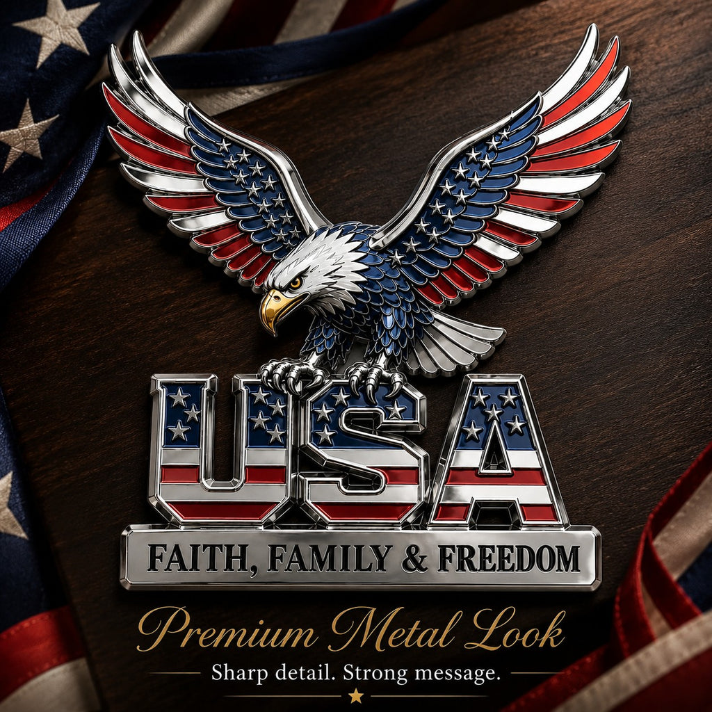 🎉250th Anniversary 49% OFF - ★ American Pride Eagle Metal Badge