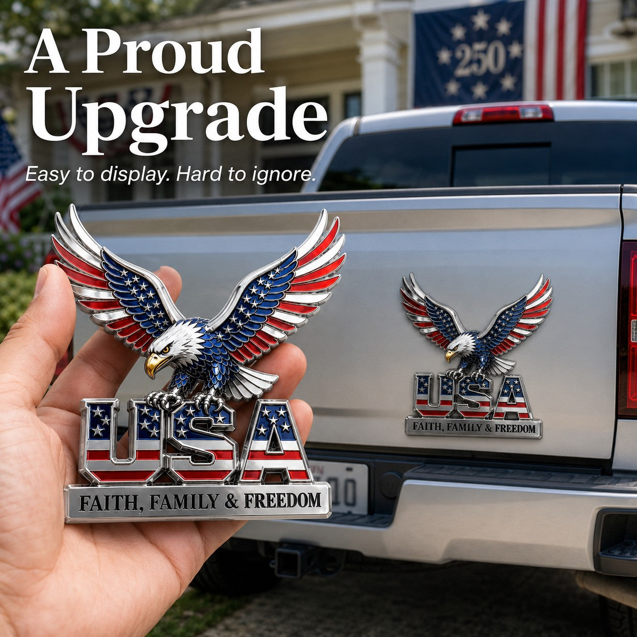 🎉250th Anniversary 49% OFF - ★ American Pride Eagle Metal Badge
