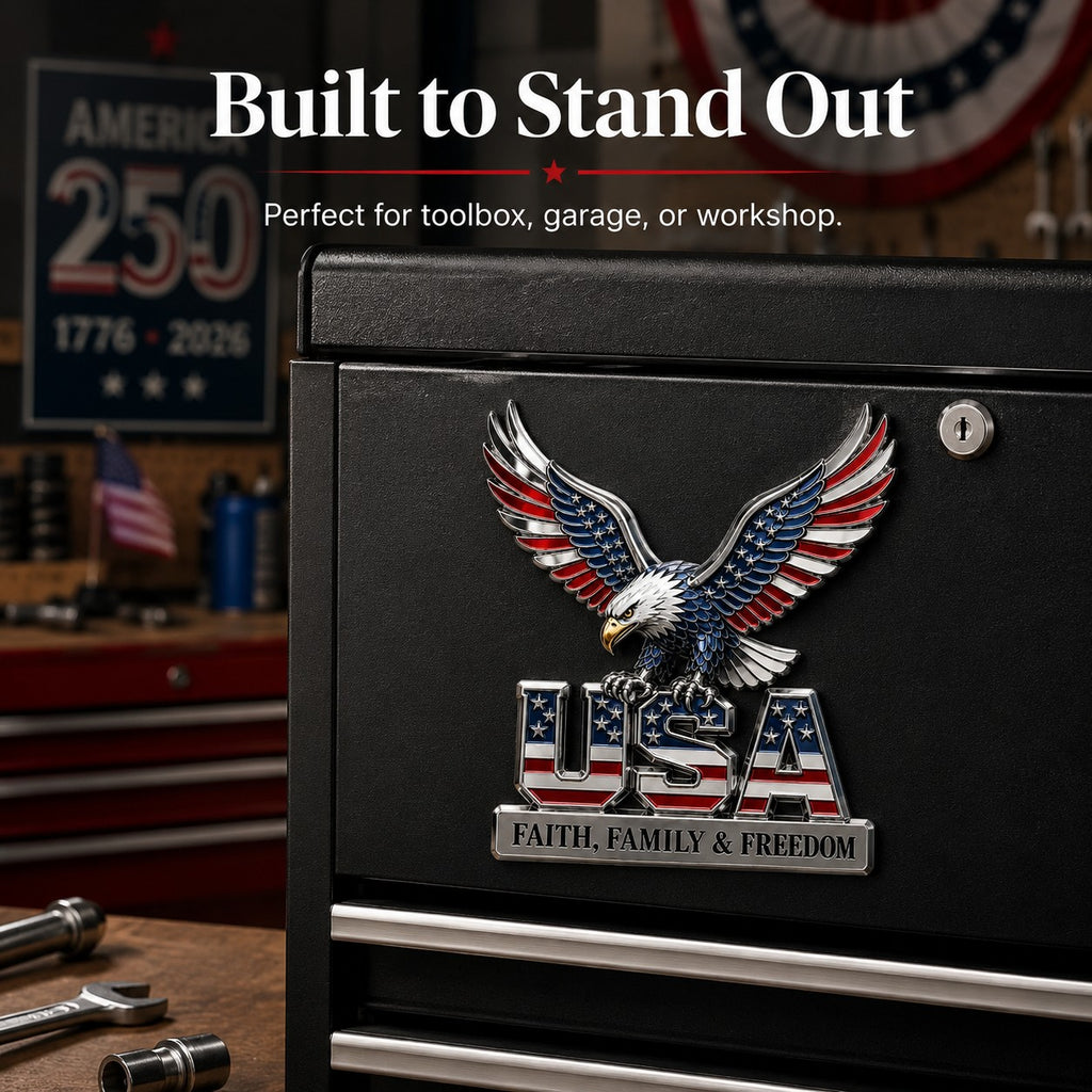 🎉250th Anniversary 49% OFF - ★ American Pride Eagle Metal Badge