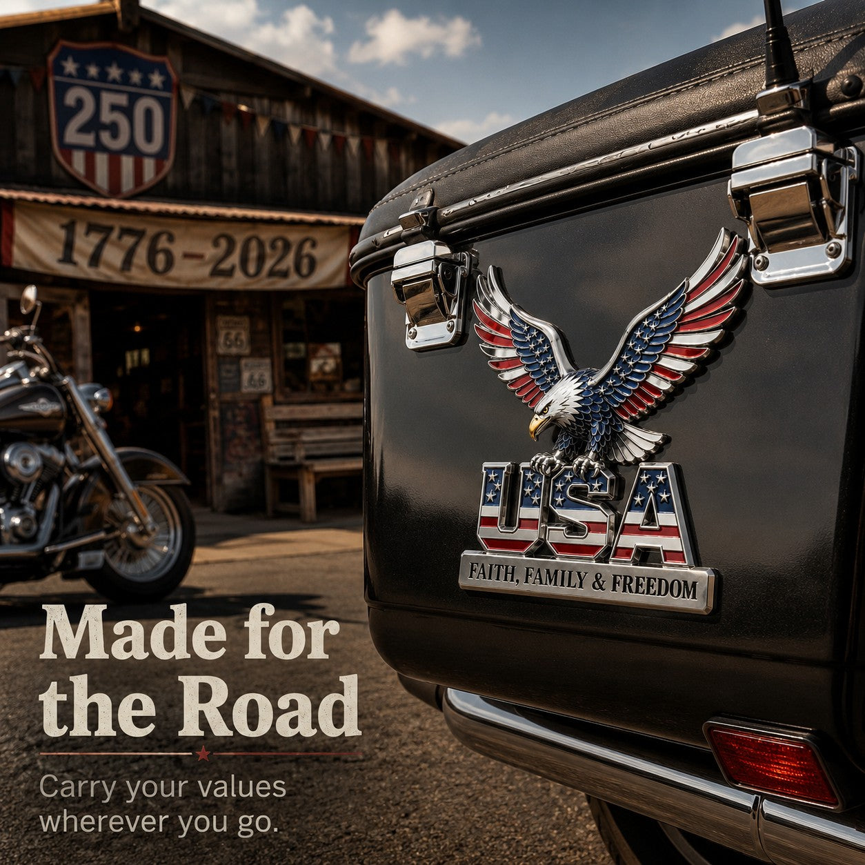 🎉250th Anniversary 49% OFF - ★ American Pride Eagle Metal Badge