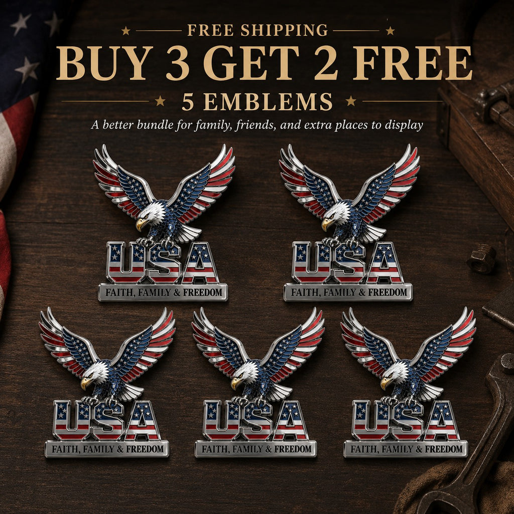 🎉250th Anniversary 49% OFF - ★ American Pride Eagle Metal Badge