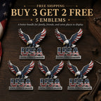 🎉250th Anniversary 49% OFF - ★ American Pride Eagle Metal Badge