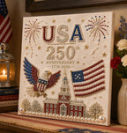 🔥USA 250th Anniversary DIY Pearl Painting Kit ✨❤️‍🔥