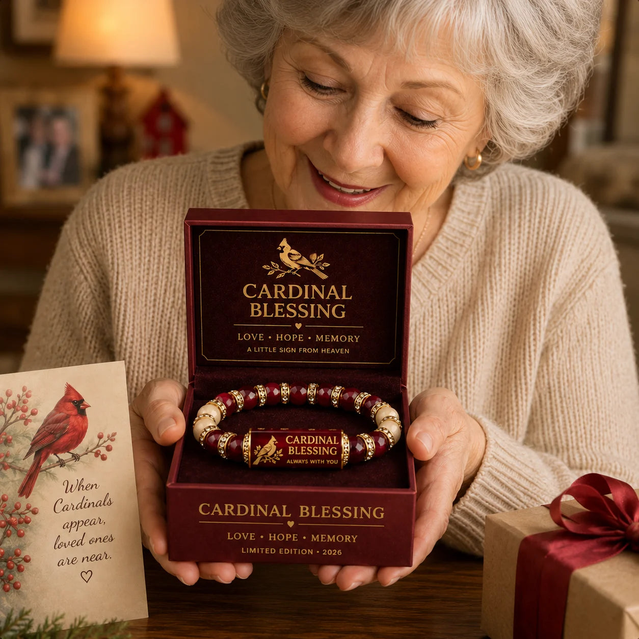 🏆Last Day Promo: 49% OFF - Cardinal Blessing Keepsake Bracelet ❤️