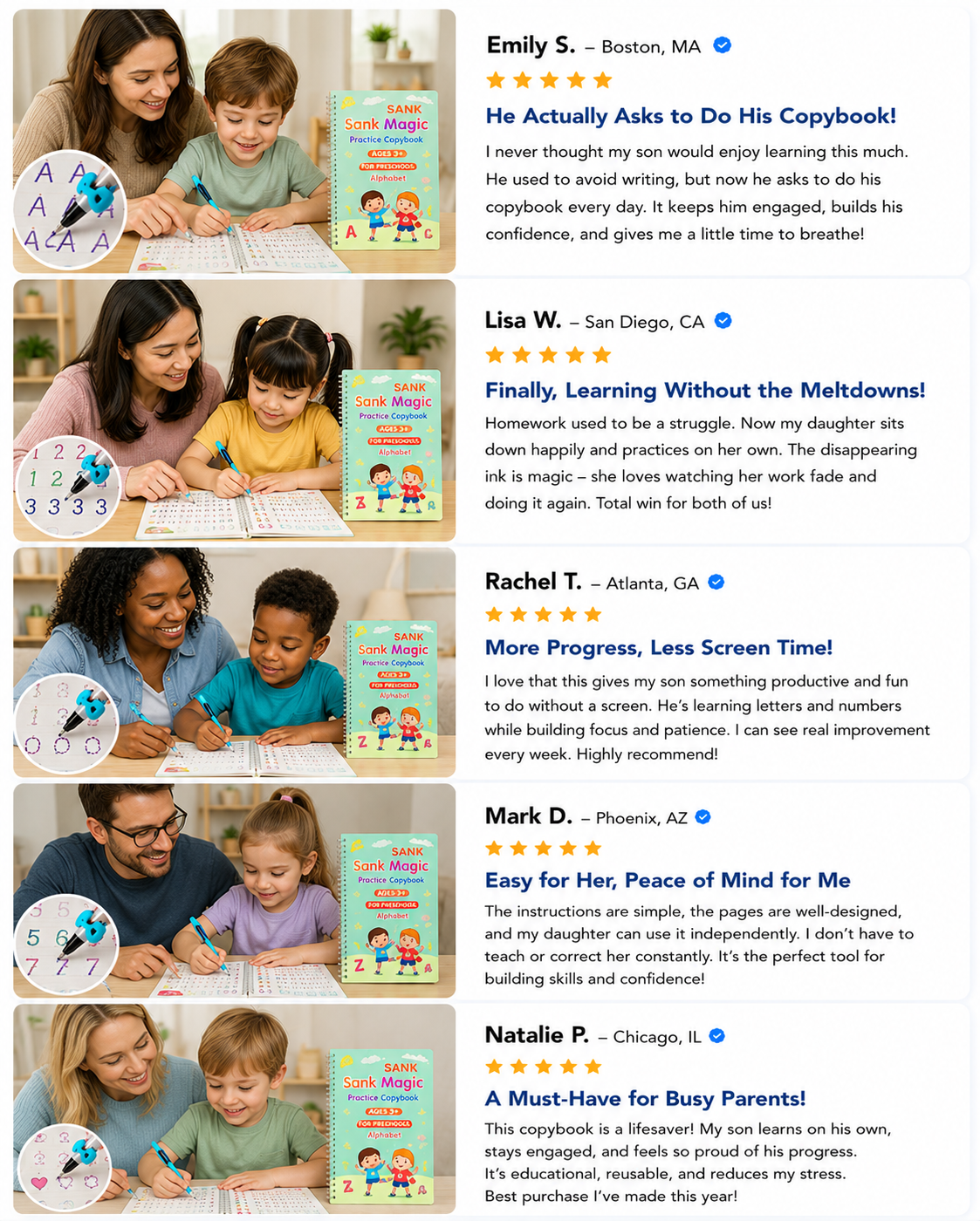 💥LAST DAY SALE 50% OFF💥📚MagicBook | Kids Practice Copybook Set (4Pcs/Set)